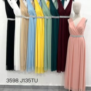 Sukienka tiulowa pudrowy róż