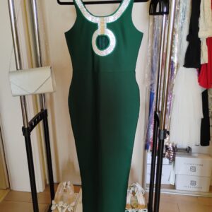 Sukienka bandażowa zielona