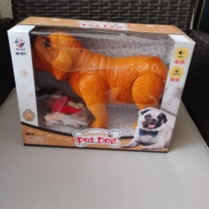 Zabawka pies interaktywny chodzi szczeka świeci