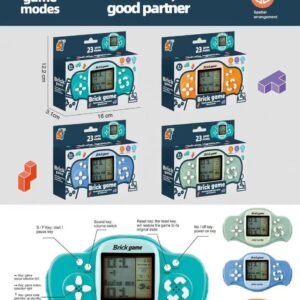 Gra tetris elektroniczna pomarańczowa