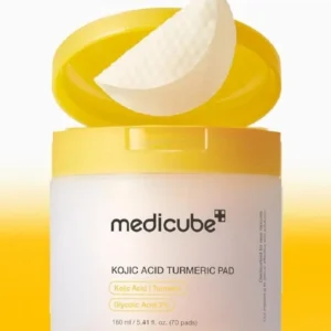 MEDICUBE KOJIC ACID TURMERIC PAD PŁATKI DO Twarzy niwelujące przebarwienia 70szt