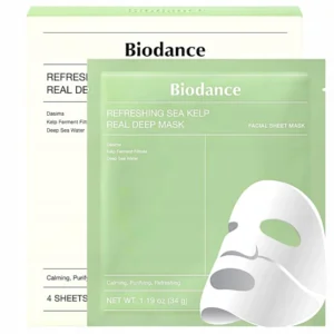 BIODANCE Refreshing Sea Kelp Real Deep Hydrożelowa maska w płacie 4 szt