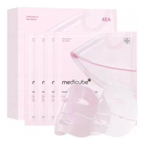 MEDICUBE PDRN PINK COLAGEN GEL MASK 4 SZTUKI Różowa maska w płacie